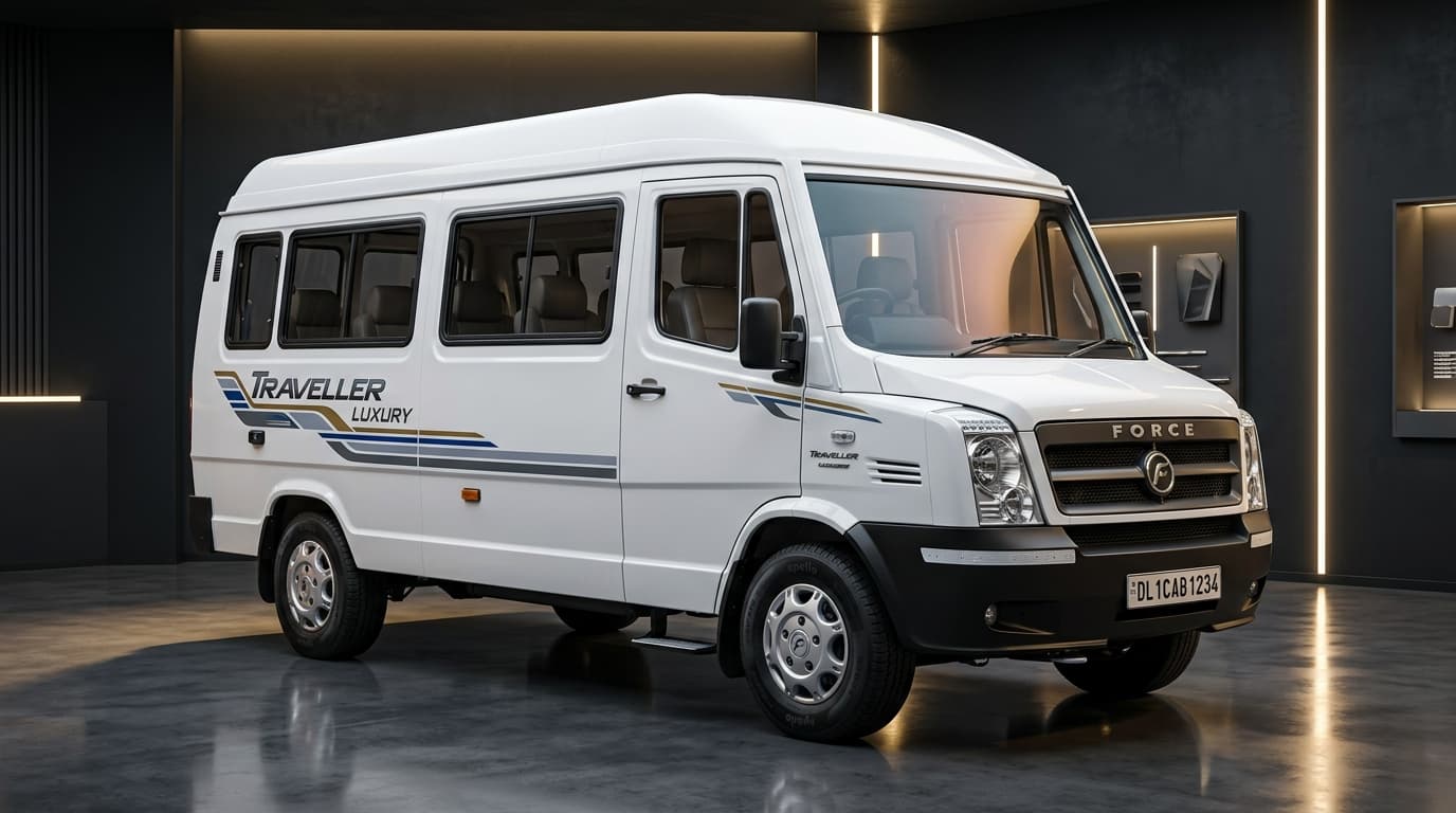 Force Tempo Traveller AC Minibus - RV Tours & Travels Fleet
